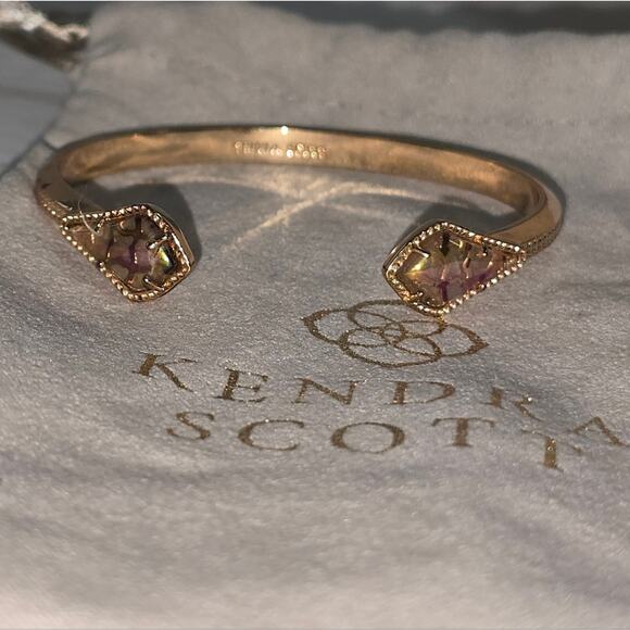 Kendra‎ Scott Arden Lianna Gold Station Cuff Bracelet - Picture 5 of 6